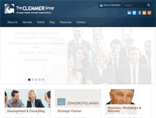 Tablet Screenshot of clemmergroup.com